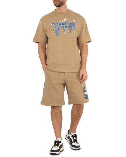 Comme Des Fuckdown Brown Cotton Short