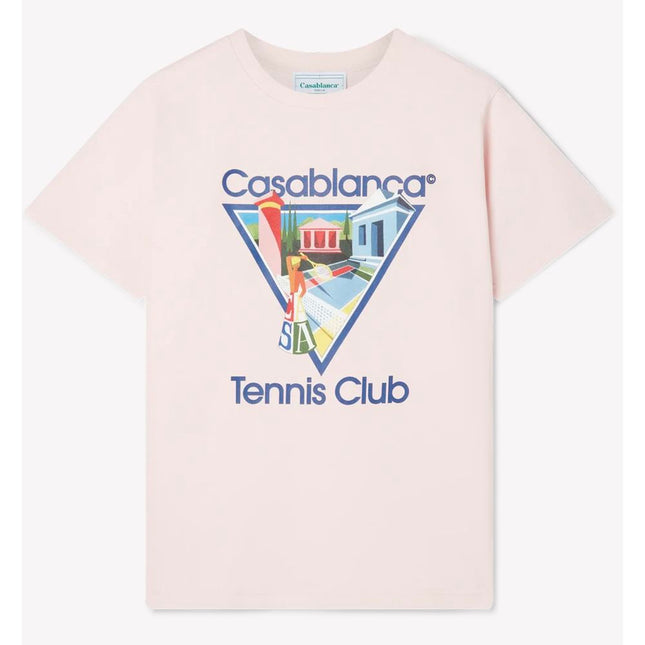 Casablanca Pink Cotton T-Shirt