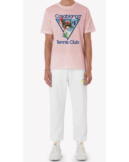 Casablanca Pink Cotton T-Shirt