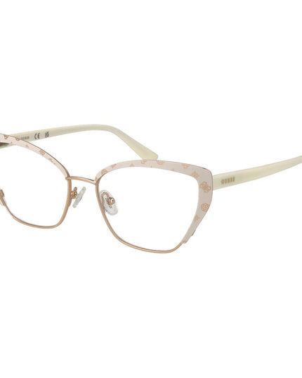 Guess White Metal Glasses (Frames)