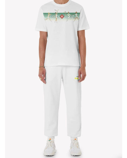 Casablanca White Cotton T-Shirt