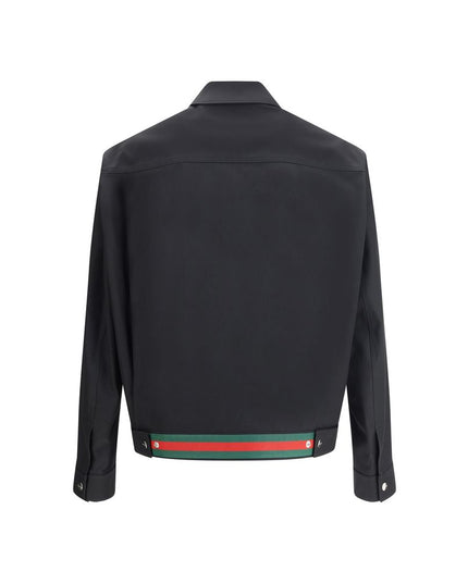 Gucci Black Cotton Shell Jacket