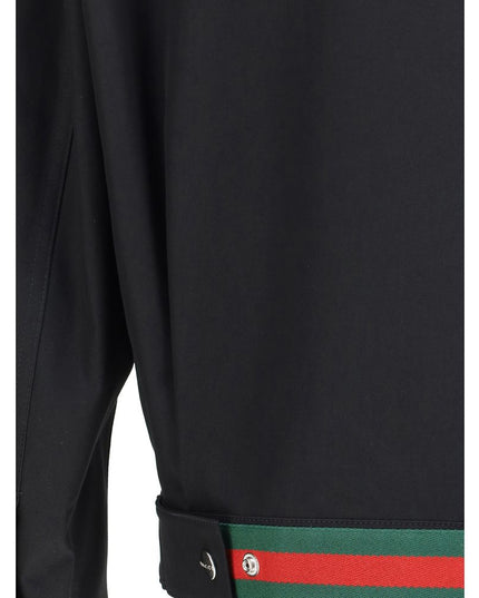 Gucci Black Cotton Shell Jacket