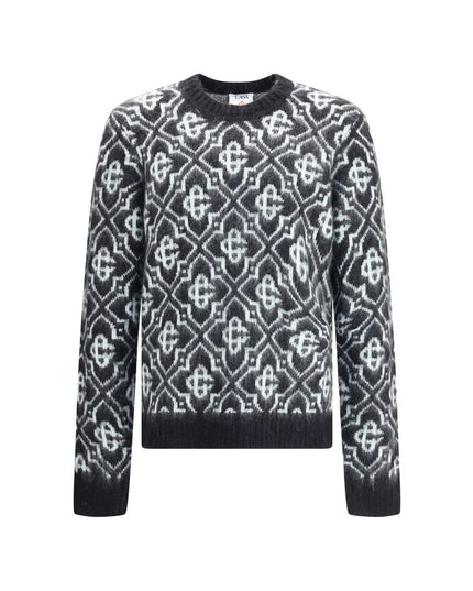 Casablanca Black Nylon Sweatshirt