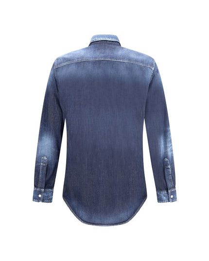 Dsquared² Blue Denim Shirt