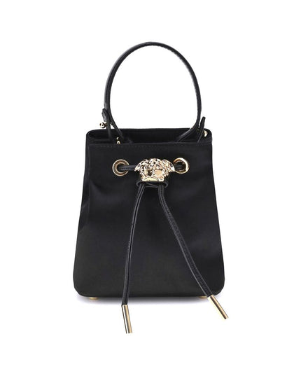 Versace Black Viscose Shoulder Bag