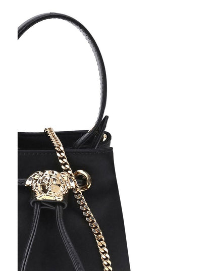 Versace Black Viscose Shoulder Bag