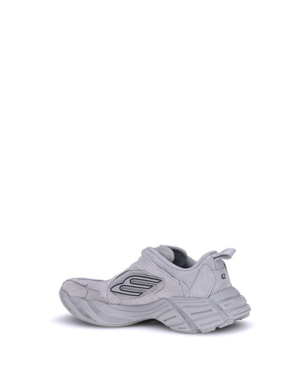 Balenciaga Gray Polyester Athletic Sneakers