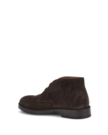 Tod's Brown Calf Leather Bos Taurus Ankle Boots