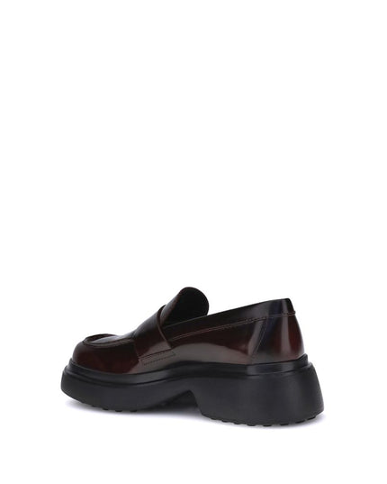 Tod's Brown Rubber Platform Loafers