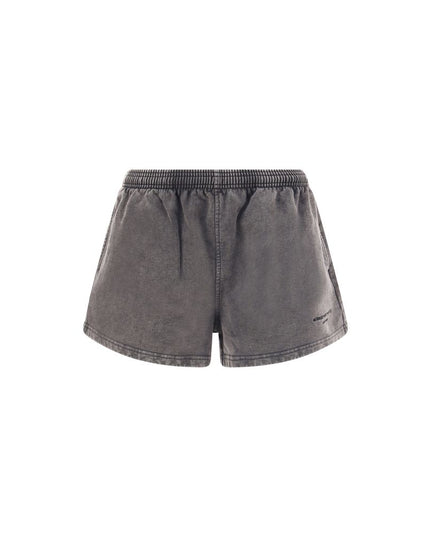 Alexander Wang Gray Cotton Bermuda Shorts