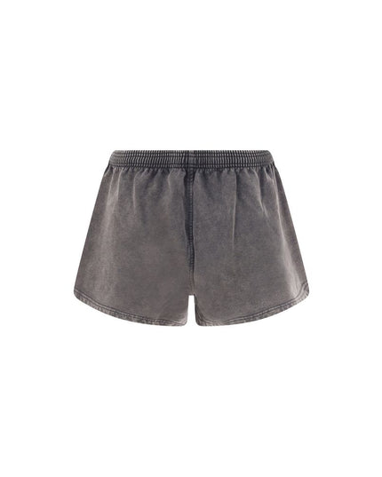 Alexander Wang Gray Cotton Bermuda Shorts