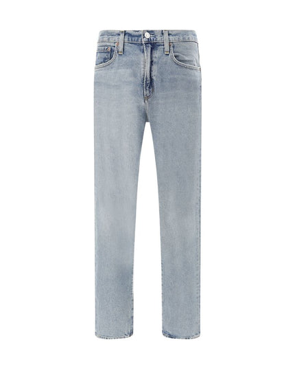 Agolde Light Blue Cotton Skinny Jeans