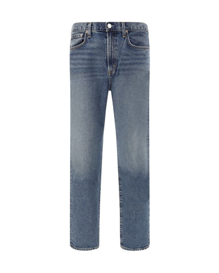 Agolde Blue Cotton Skinny Jeans