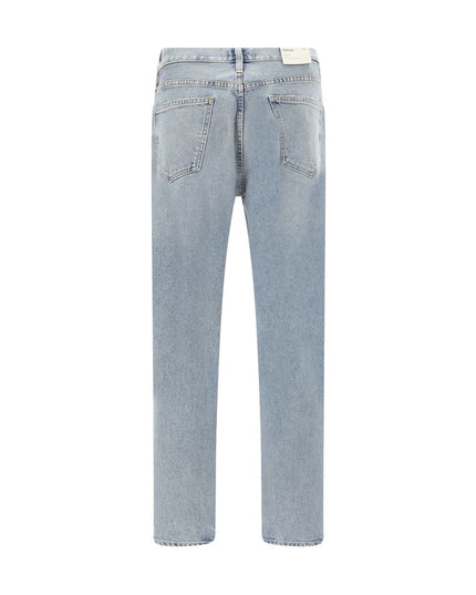 Agolde Light Blue Cotton Skinny Jeans