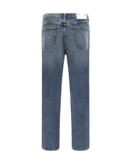 Agolde Blue Cotton Skinny Jeans