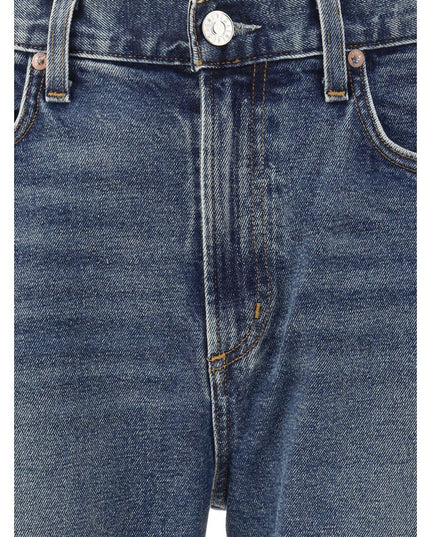Agolde Blue Cotton Skinny Jeans