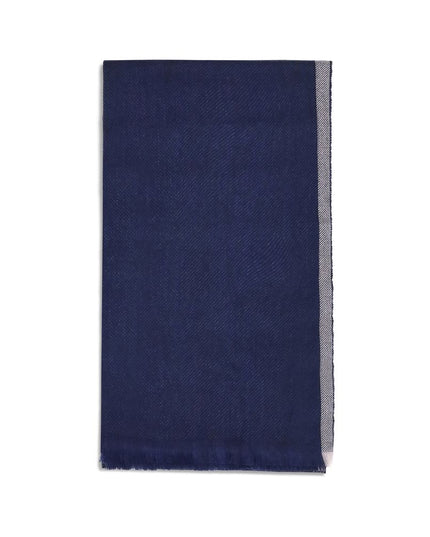 Brunello Cucinelli Blue Cashmere Scarf