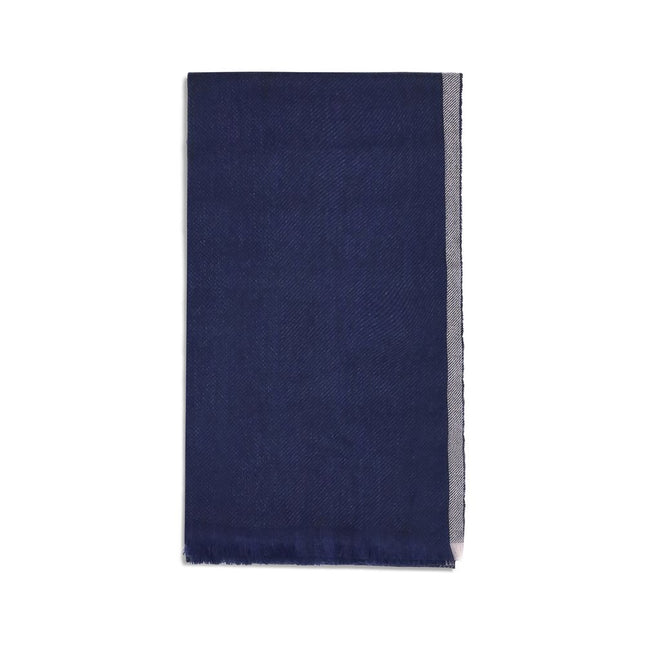 Brunello Cucinelli Blue Cashmere Scarf
