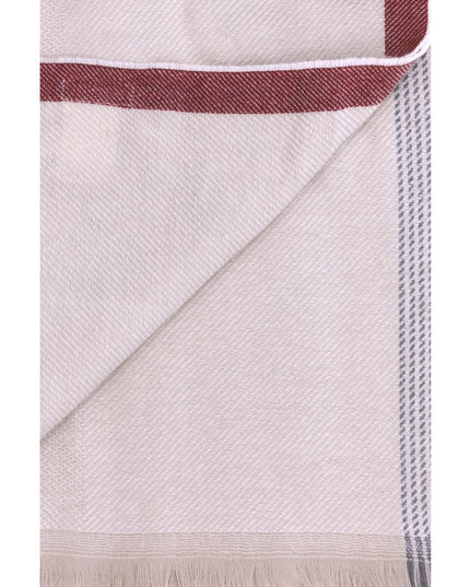 Brunello Cucinelli Cream Cashmere Scarf