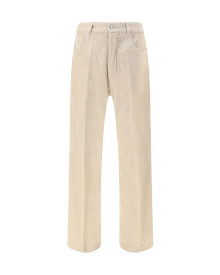 Rick Owens Beige Cotton Casual Pants