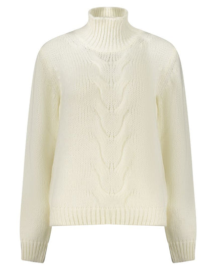 K-WAY White Wool Sweater