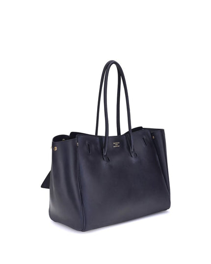 Balenciaga Blue Calf Leather Bos Taurus Shoulder Bag