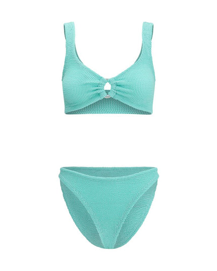 Hunza G Green Polyamide Bikini