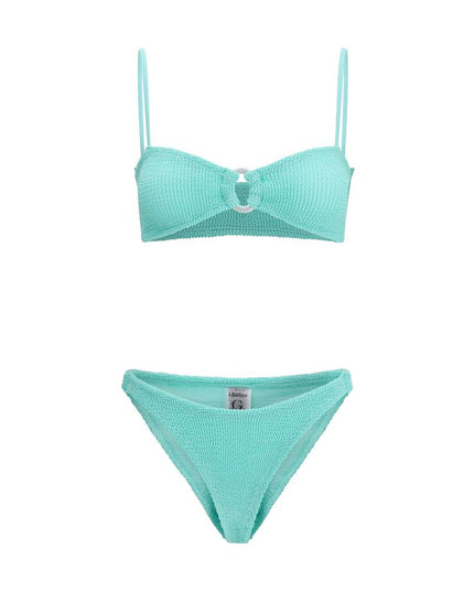 Hunza G Green Polyamide Bikini