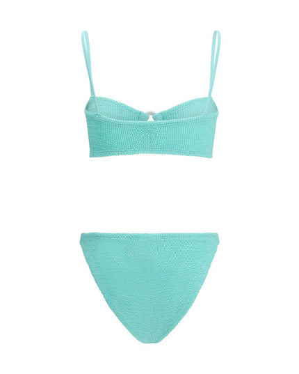 Hunza G Green Polyamide Bikini