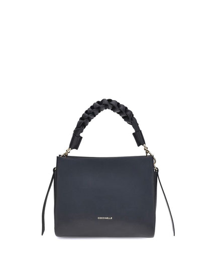 Coccinelle Black Calf Leather Bos Taurus Shoulder Bag