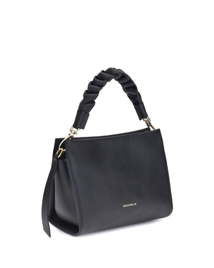 Coccinelle Black Calf Leather Bos Taurus Shoulder Bag