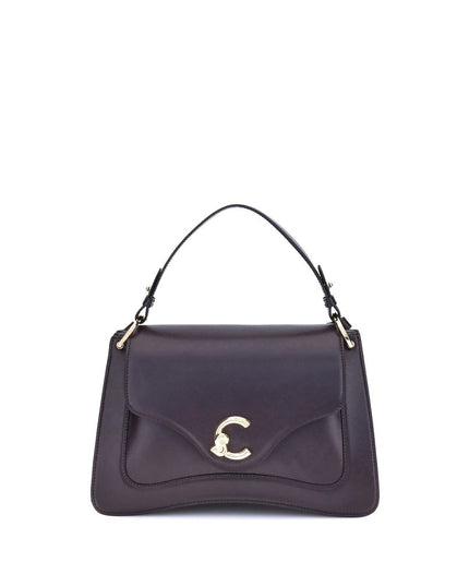 Coccinelle Purple Calf Leather Bos Taurus Handbag