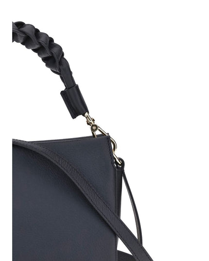 Coccinelle Black Calf Leather Bos Taurus Shoulder Bag