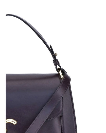 Coccinelle Purple Calf Leather Bos Taurus Handbag