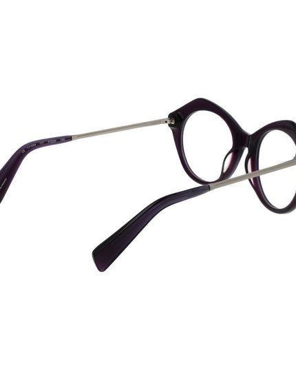 Yohji Yamamoto Purple Metal & Plastic Glasses (Frames)