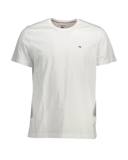 Tommy Hilfiger White Organic Cotton Men T-Shirt