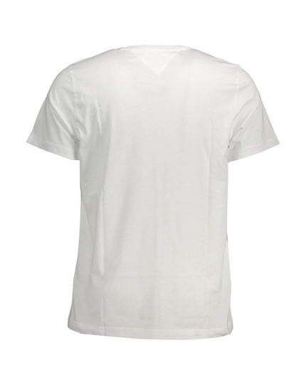 Tommy Hilfiger White Organic Cotton Men T-Shirt