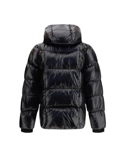 Dsquared² Black Polyamide Full-Length Jacket