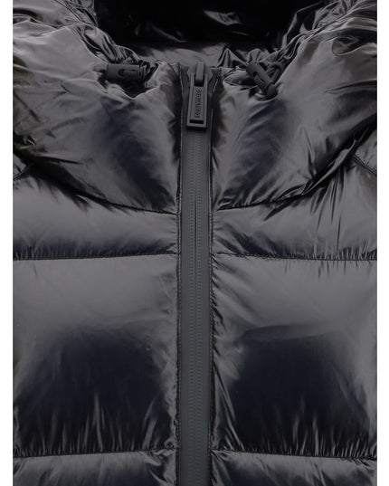 Dsquared² Black Polyamide Full-Length Jacket