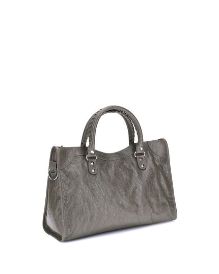 Balenciaga Green Calf Leather Bos Taurus Shoulder Bag