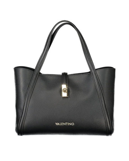 Mario Valentino Black Polyethylene Women Handbag