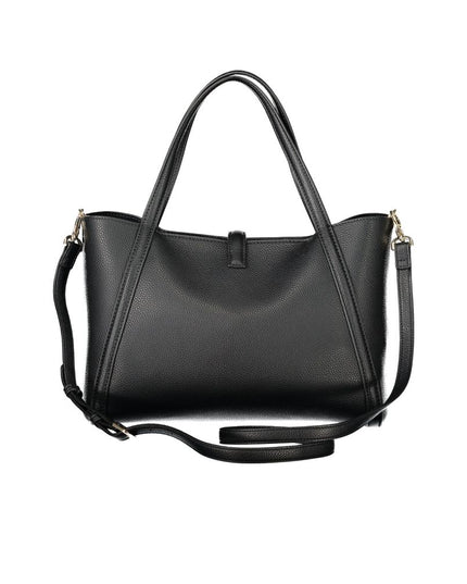 Mario Valentino Black Polyethylene Women Handbag