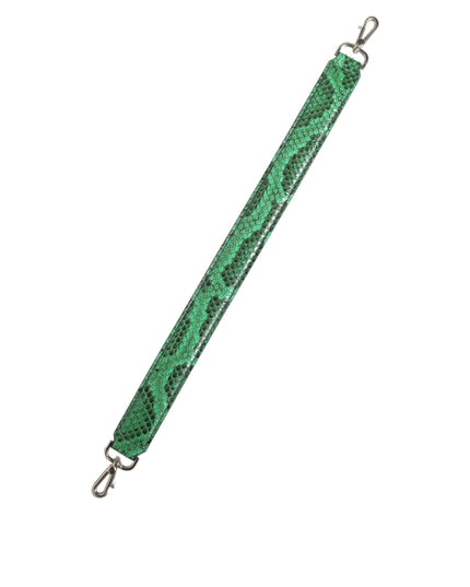 Dolce & Gabbana Black Green Exotic Leather Bag Shoulder Strap
