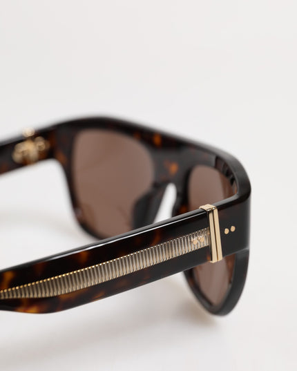 Dolce & Gabbana Dark Brown Havana DG4398F Square Frame Eyewear Sunglasses