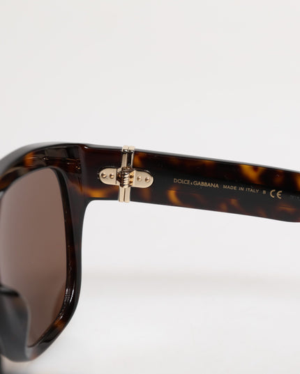 Dolce & Gabbana Dark Brown Havana DG4398F Square Frame Eyewear Sunglasses