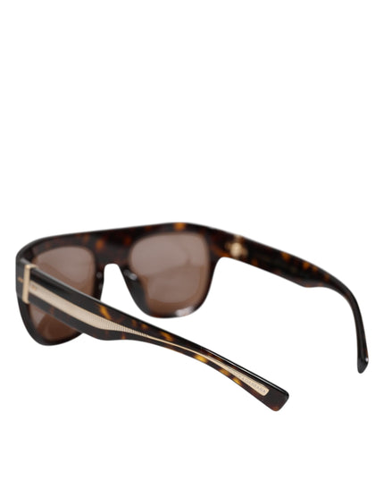 Dolce & Gabbana Dark Brown Havana DG4398F Square Frame Eyewear Sunglasses