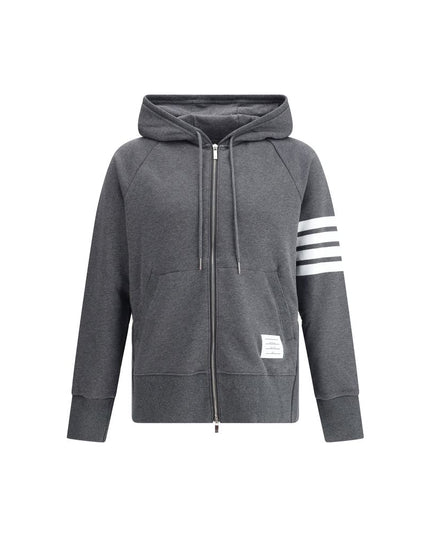 Thom Browne Gray Cotton Sweatshirt