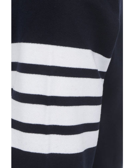 Thom Browne Blue Cotton Sweatshirt