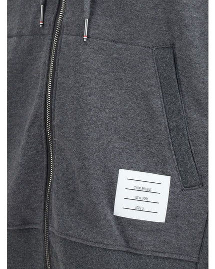 Thom Browne Gray Cotton Sweatshirt